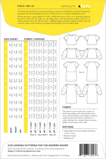 Beginner Dressmaking | 4 Week | Make a top/dress Course | Evenings